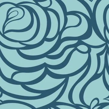 Vector blue flowing and seamless background.abstract background Illustration