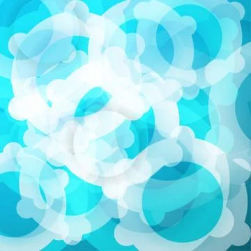 Vector blue gradient abstract background with geometric shapes. Stock Illustration