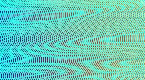 Vector blue green abstract background with moire effect Stock Illustration