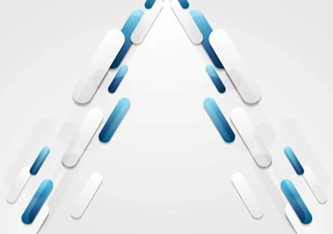 Vector blue grey geometric tech background Illustrazione stock