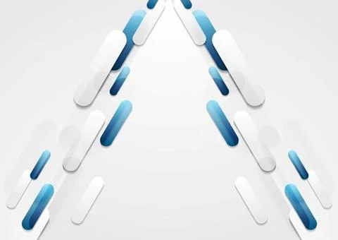 Vector blue grey geometric tech background Abstract blue grey geometric te... Stock Photos