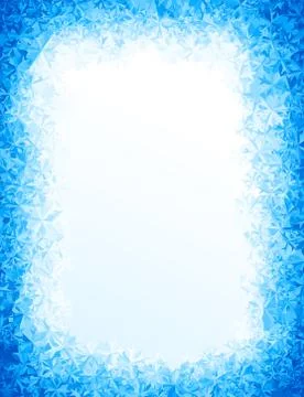 Vector blue ice background Stock-Illustration