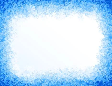 Vector blue ice background Stock Illustration