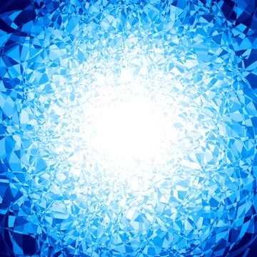 Vector blue ice background Stock Illustration