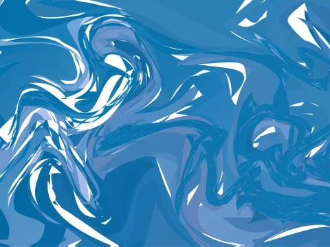 Vector Blue marble abstract background. Liquid marble pattern. Trendy templat 스톡 일러스트