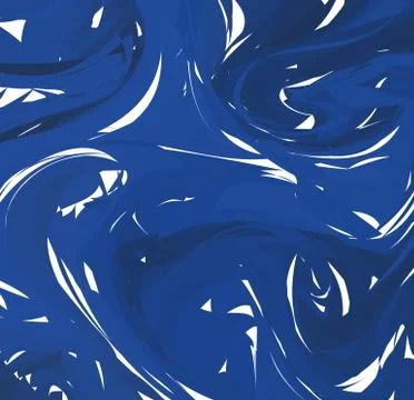 Vector Blue marble abstract background. Liquid marble pattern. Trendy templat イラスト素材