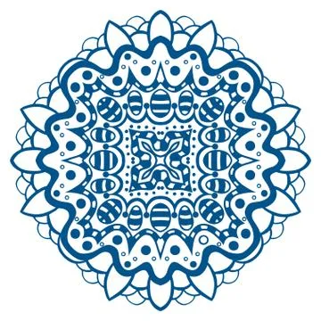 Vector blue pattern Stock Illustration