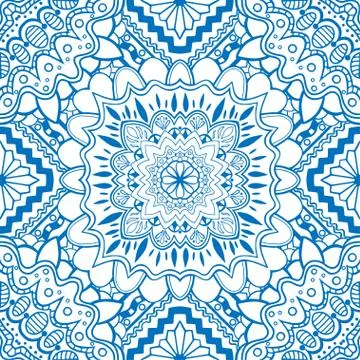 Vector blue pattern Stock Illustration