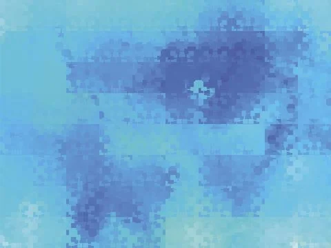 Vector blue sky pixel camouflage for airplanes Stock Illustration