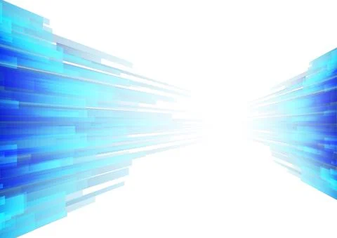 Vector : Blue stripe on white background Illustrazione stock