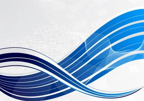 Vector blue tech background Stock Illustration