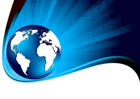 Vector blue tech background 스톡 일러스트