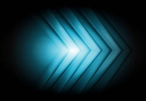 Vector blue technology design with abstract arrows Vector blue technology ... Stock Photos