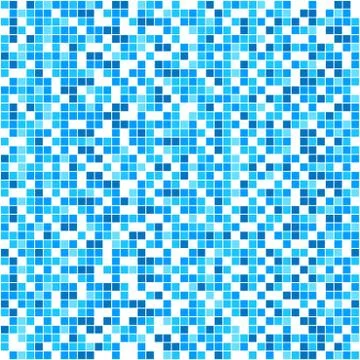 Vector blue tiles Stock Illustration