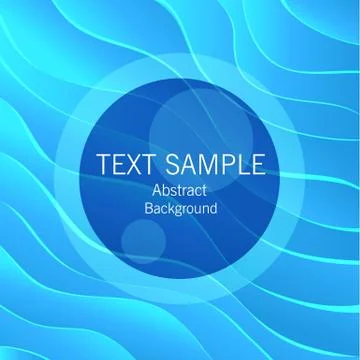 Vector blue Wave Stock Illustration