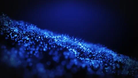 Vector Blue Waves with light showing through. wavy background Illustrazione stock