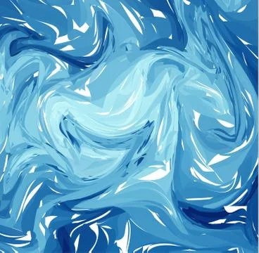 Vector Blue White marble abstract background. Liquid marble pattern. Trendy t 스톡 일러스트