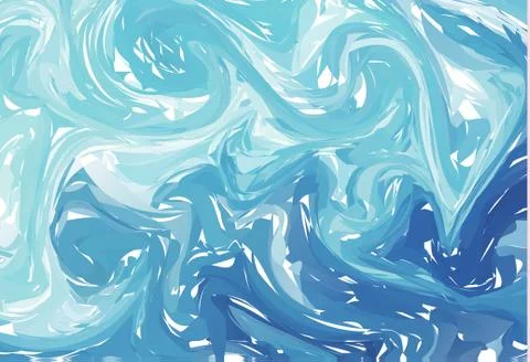 Vector Blue White marble abstract background. Liquid marble pattern. Trendy t 스톡 일러스트