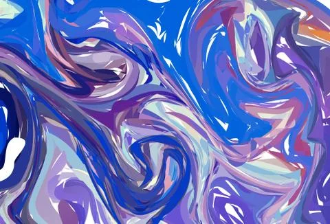 Vector Blue White marble abstract background. Liquid marble pattern. Trendy t Stockillustratie