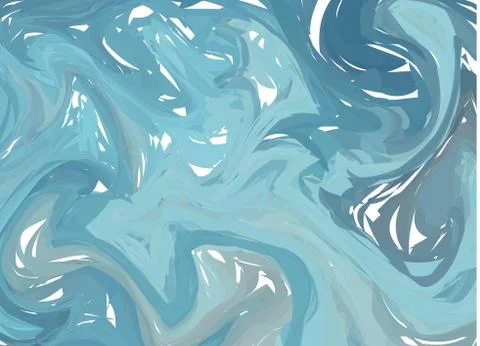 Vector Blue White marble abstract background. Liquid marble pattern. Trendy t Illustrazione stock