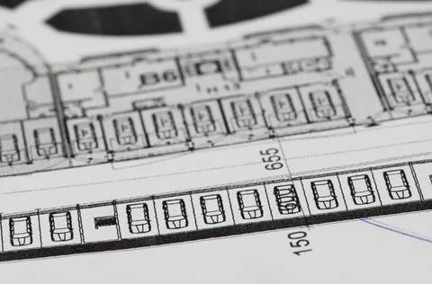 Vector blueprint Vector blueprint. Architect house plan ,model released, S... Fotos de archivo