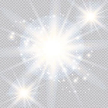 Vector blur in motion glow glare. Isolated transparent background. Decor element Stock Illustration