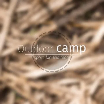 Vector blurred forest background Ilustración de archivo