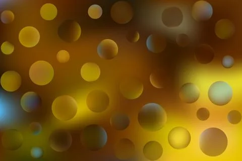 Vector blurred gradient colored background with abstract colorful bubbles Illustrazione stock