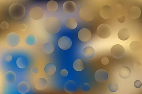 Vector blurred gradient colored background with abstract colorful bubbles 스톡 일러스트