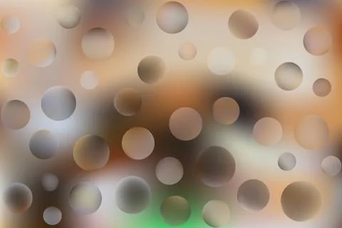 Vector blurred gradient colored background with abstract colorful bubbles 스톡 일러스트