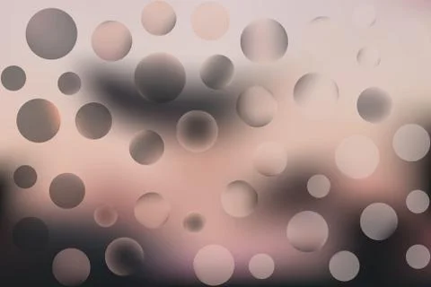 Vector blurred gradient colored background with abstract colorful bubbles 스톡 일러스트
