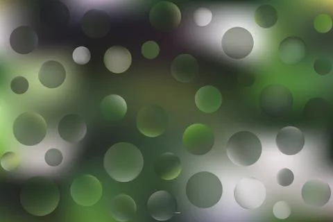 Vector blurred gradient colored background with abstract colorful bubbles Stock Illustration