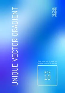 Vector blurred mesh gradient background trend colors Stock Illustration