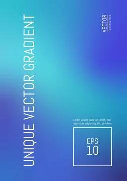 Vector blurred mesh gradient background trend colors Stock Illustration