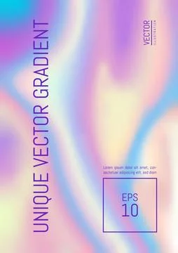 Vector blurred mesh gradient background trend colors Illustrazione stock