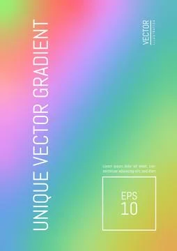 Vector blurred mesh gradient background trend colors Stock-Illustration