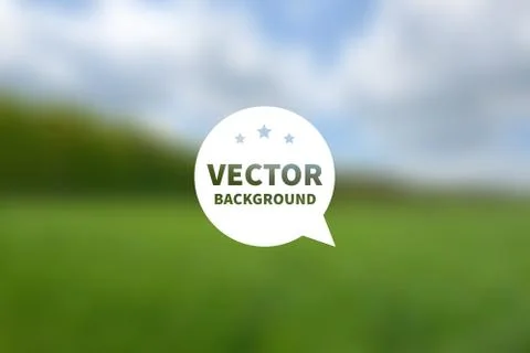 Vector blurred nature spring background Stock-Illustration