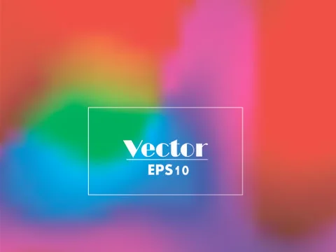 Vector blurred rainbow gradient abstract background Stock Illustration