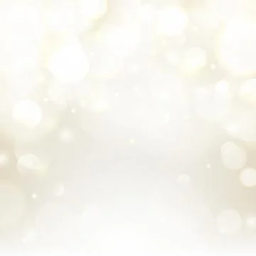 Vector bokeh background.Universal festive defocused white lights. Abstract Stock Illustration