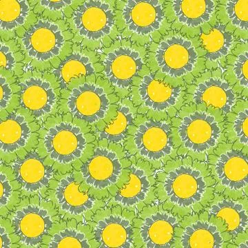 Vector of Bold Green Flower Background イラスト素材