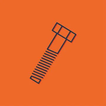 Vector bolt icon Stock Illustration