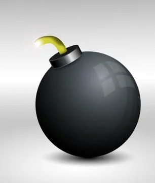 Vector bomb Stock Illustration
