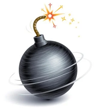 Vector Bomb Stock Illustration