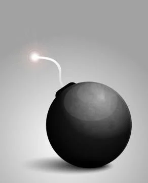 Vector bomb Stock Illustration