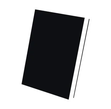 Vector book  icon black and white Stock Illustration