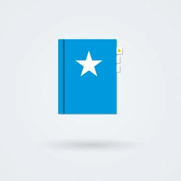 Vector book icon, simple flat design. Stock Illustration