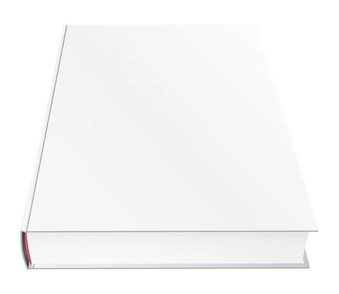 Vector book mockup with blank cover, template illustration Stock Illustration