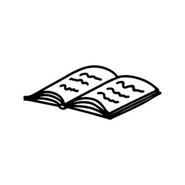 Vector book, note book isolated on white background. Back to school icon for Stock Illustration