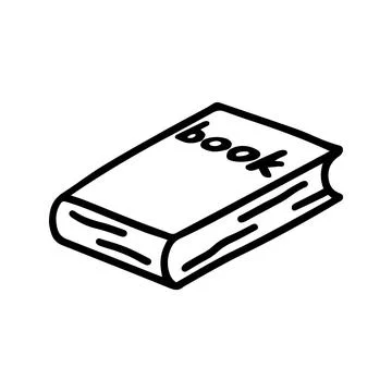 Vector book, note book isolated on white background. Back to school icon for Stock Illustration