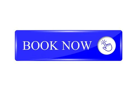 Vector book now blue and white background Stock Illustration
